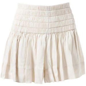 Isabel Marant étoile short in linen off white